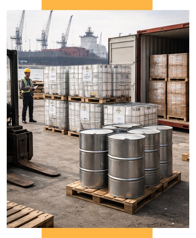 Доставка химического сырья из Индии от 260375 р. | СетСервис-Сро