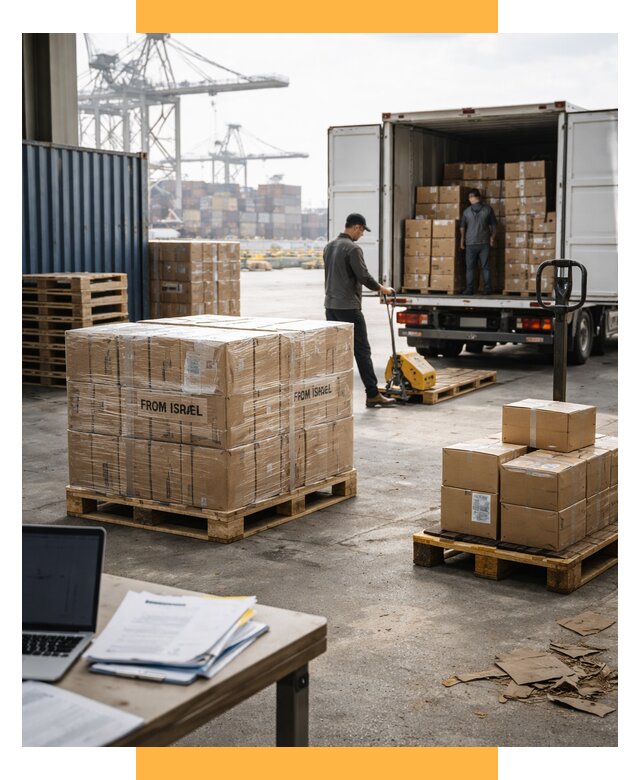 Доставка грузов из Израиля от 15623 р., логистика от СетСервис-Сро