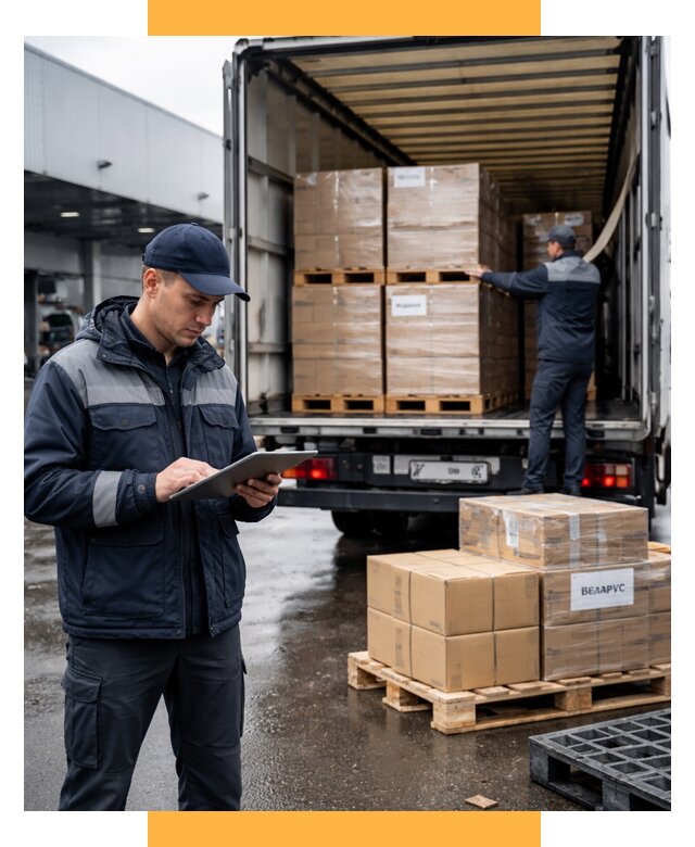 Доставка грузов из Беларуси от 15623 р. логистика СетСервис-Сро