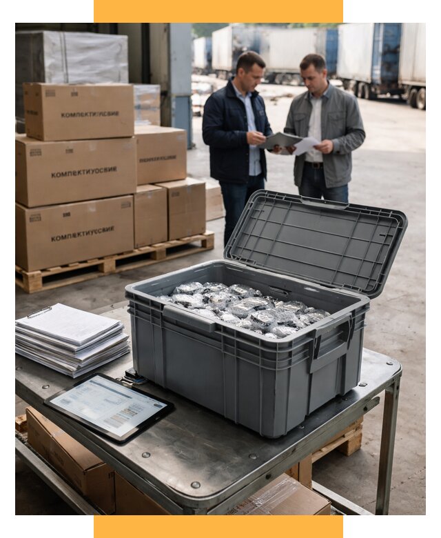 Перевозка комплектующих из Китая от 6770 р. | СетСервис-Сро