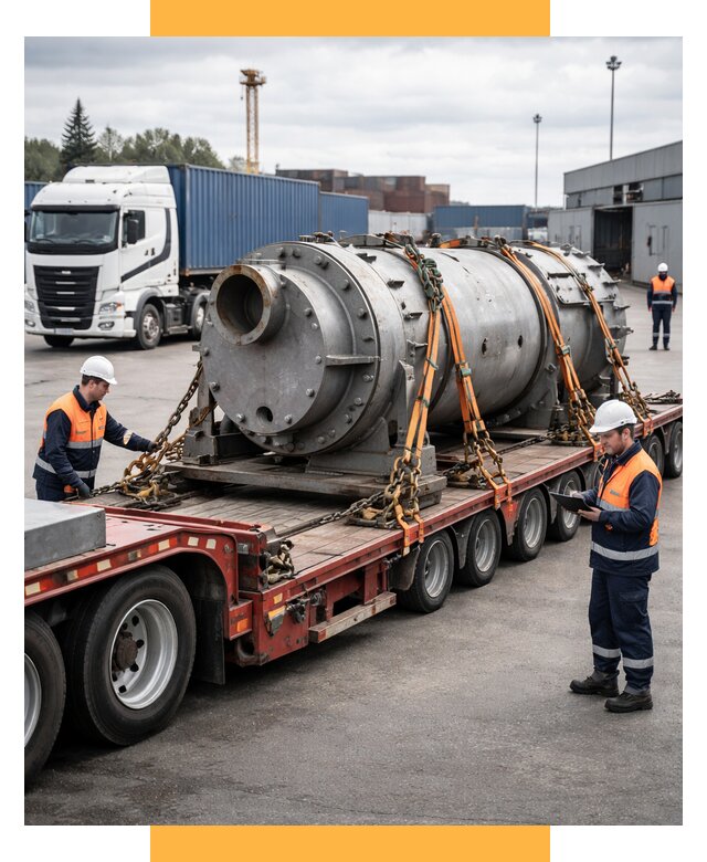 Перевозка тяжеловесных грузов под ключ от 156225 р. | СетСервис-Сро