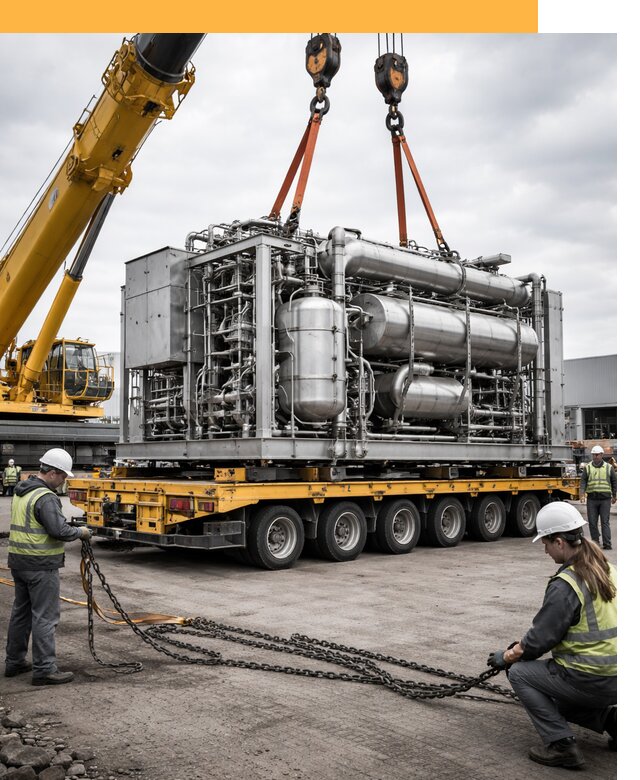 Перевозка тяжеловесных грузов по миру от 156225 руб