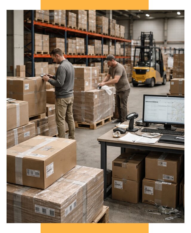 Склад консолидации в Европе от 6770 р., услуги СетСервис-Сро